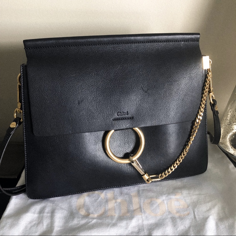 Chloé Faye Medium Black